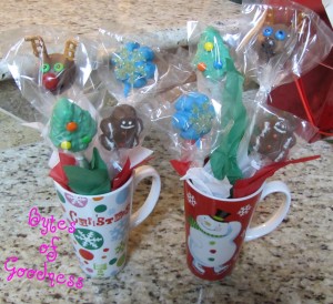 Christmas Pops in Gift Cup